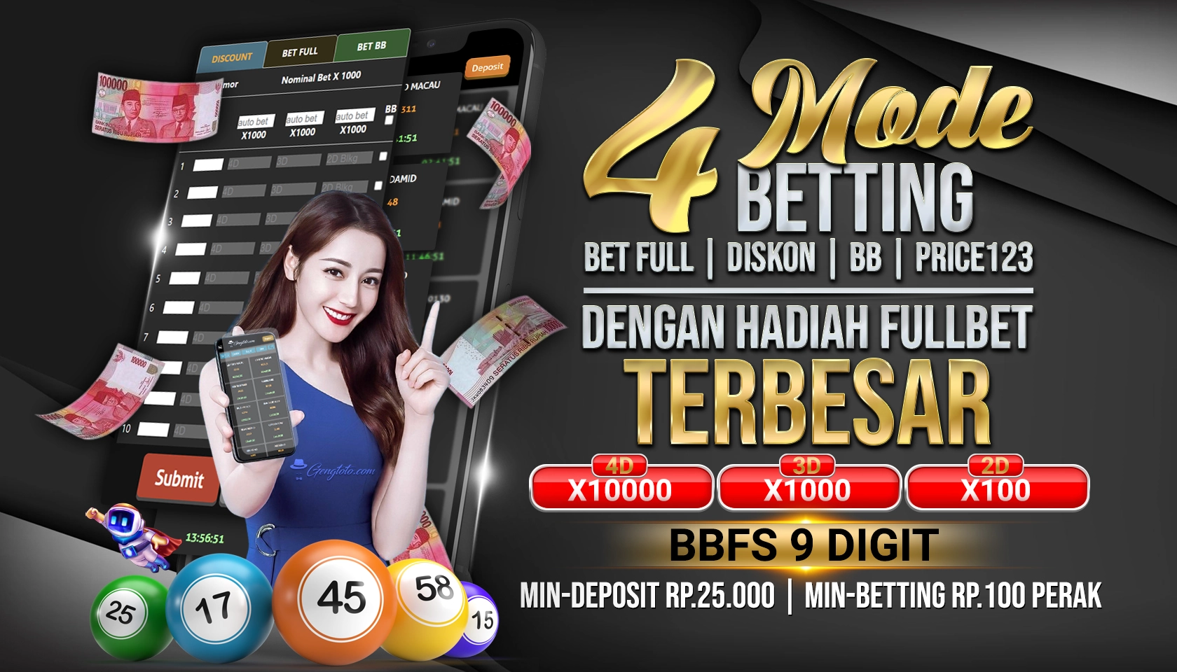 bonus slot daget freebet 15k